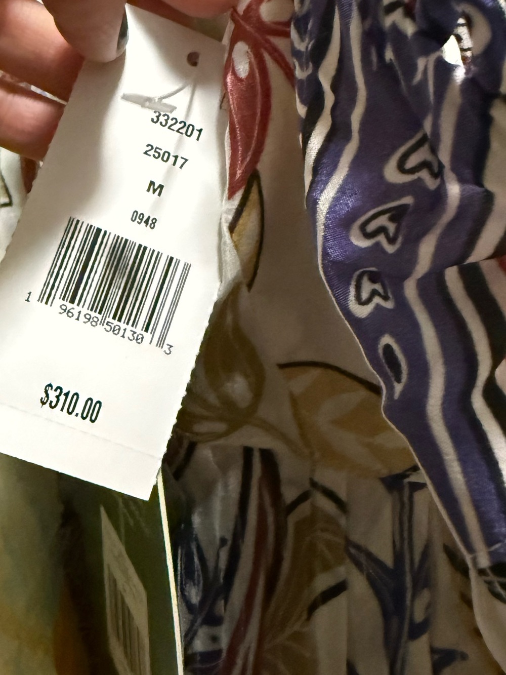 FARM Rio Cream Maxi Dress with Blue, Orange and Brown Paisley Print - Picture 5 of 8